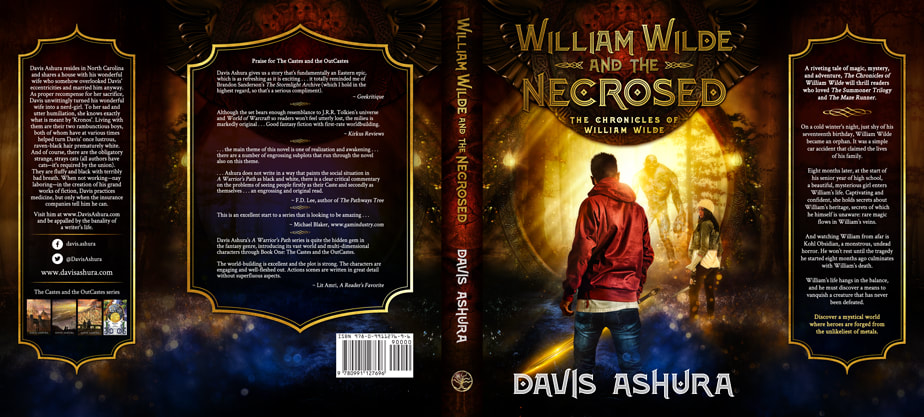 Dust Jacket cover design for Hardcover : William Wilde And The Necrosed by Davis Ashura 