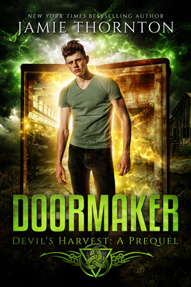 Young Adult/Post Apocalyptic book cover design, ebook kindle amazon, Jamie Thornton, Doormaker