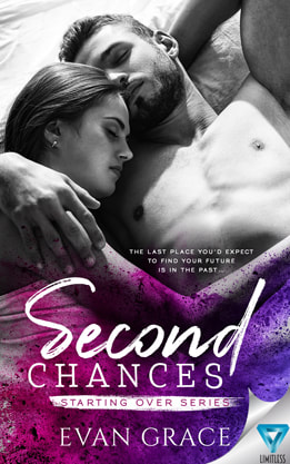 Contemporary Romance book cover design, ebook kindle amazon, Evan Grace, Second Chances 