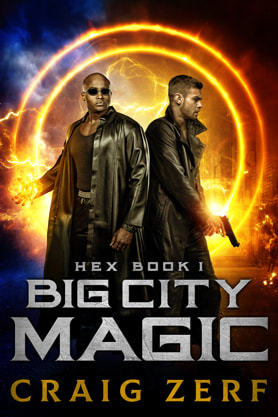 Science Fiction Fantasy book cover design, ebook kindle amazon, Craig Zerf, Big City Magic