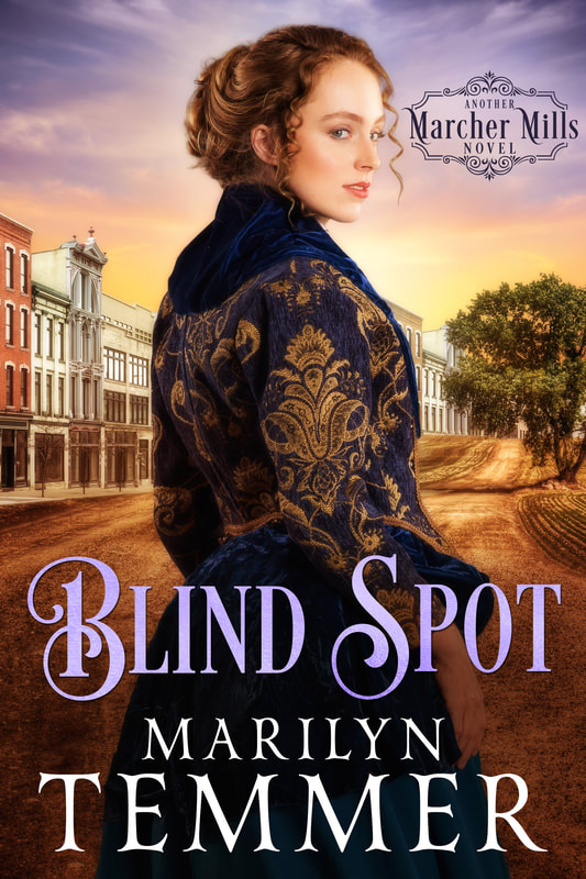 Historical Romance book cover design, ebook kindle amazon, Marilyn Temmer, Blind Spot
