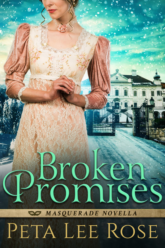 Historical romance book cover design, ebook kindle amazon, Peta Lee Rose, Broken Promises