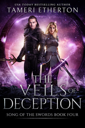 Epic Fantasy book cover design, ebook kindle amazon, Tameri Etherton, Deception