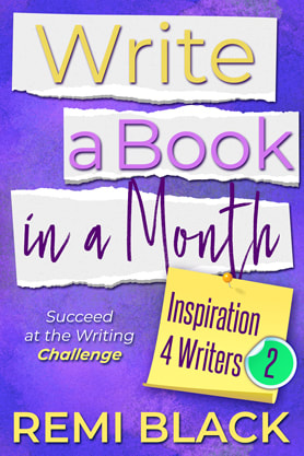 Nonfiction (Writing Skill Reference) book cover design, ebook kindle amazon, Remi Black, Write a Book in a Month