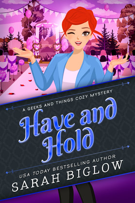 Cozy mystery book cover design, ebook kindle amazon, S E Biglow, Have and hold
