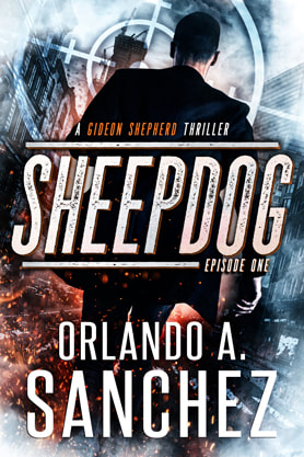 Thriller book cover design, ebook kindle amazon, Orlando A Sanchez, Sheepdog