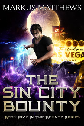 Urban Fantasy book cover design, ebook kindle amazon, Markus Matthews, the sin city bounty