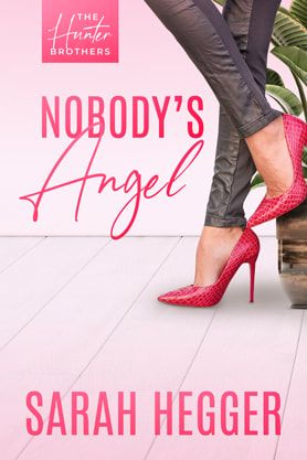 Contemporary Romance book cover design, ebook, kindle, Amazon, Sarah Hegger, Nobody's angel