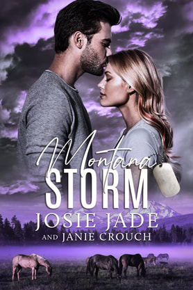 Contemporary Romance book cover design, ebook, kindle, Amazon, Josie Jade, Janie Crouch, Montana storm
