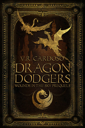 Science Fiction & Fantasy book cover design, ebook kindle amazon, V R Cardoso, Dragon