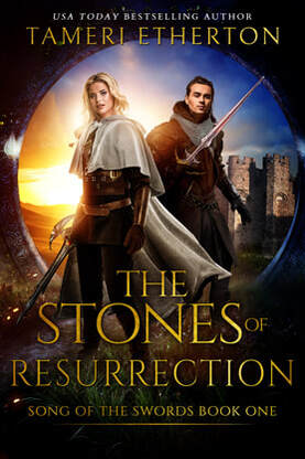 Epic Fantasy book cover design, ebook kindle amazon, Tameri Etherton, The Stones Of Resurrection