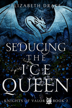 Fantasy book cover design, ebook kindle amazon, Elizabeth Drake, Seducing the ice queen
