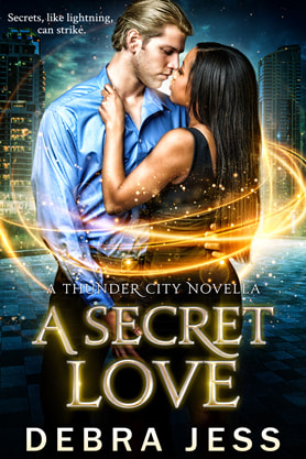 Paranormal romance book cover design, ebook kindle amazon, Debra Jess, A secret love