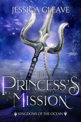 Paranormal romance book cover design, ebook kindle amazon, Jessica Gleave, A princess's mission