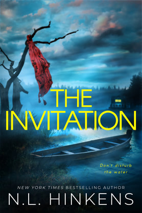 Thriller book cover design, ebook kindle amazon, NL Hinkens, The invitation