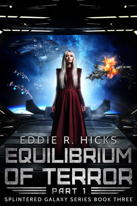 Science Fiction Fantasy book cover design, ebook kindle amazon, Eddie R Hicks, Equilibrium