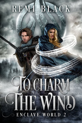 Fantasy romance book cover design, ebook kindle amazon, Remi Black, To Charm The Wind 