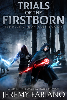Epic fantasy book cover design, ebook kindle amazon, Jeremy Fabiano, Trials of the firstborn