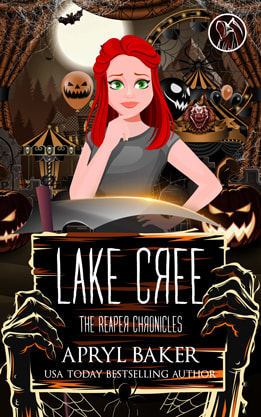 Horror book cover design, ebook kindle amazon, Apryl Baker, Lake Cree