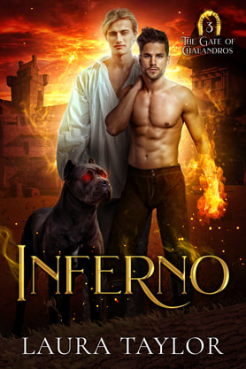 Paranormal romance book cover design, ebook kindle amazon, Laura Taylor, Inferno