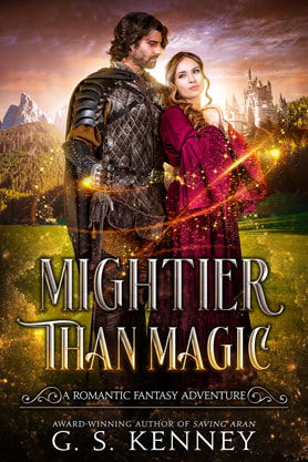  Fantasy book cover design, ebook kindle amazon, G.S. Kenney, Mightier than magic