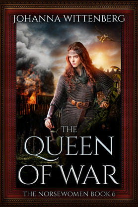 Epic fantasy book cover design, ebook kindle amazon, Johanna Wittenberg, The queen of war
