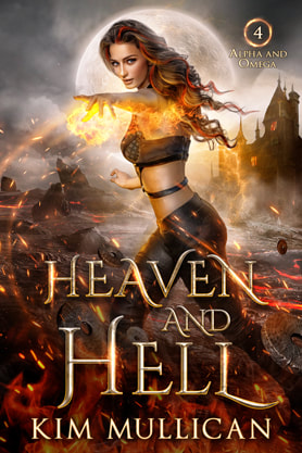 Epic Fantasy book cover design, ebook kindle amazon, Kim Mullican, Heaven and Hell