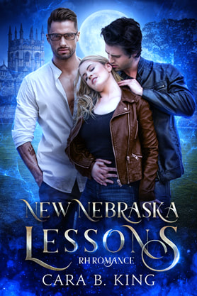 Paranormal romance book cover design, ebook kindle amazon, Cara B. King, New Nebraska Lessons