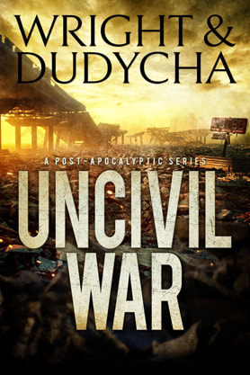 Post-Apocalyptic book cover design, ebook kindle amazon, Wright and Dudycha, War