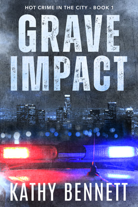 Thriller book cover design, ebook kindle amazon, Kathy Bennett, Grave Impact