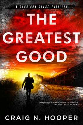 Thriller book cover design, ebook kindle amazon, Craig N. Hooper, The greatest good