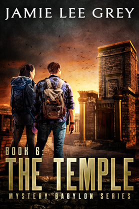Post-Apocalyptic book cover design, ebook kindle amazon, Jamie Lee Grey, the temple