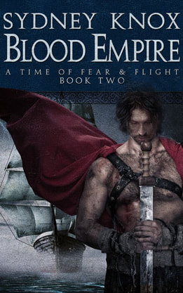 Historical Fiction book cover design, ebook kindle amazon, Sydney Knox, Blood Empire 2