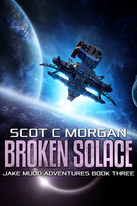 Science Fiction Fantasy book cover design , ebook kindle amazon, Scot C Morgan, Solace 