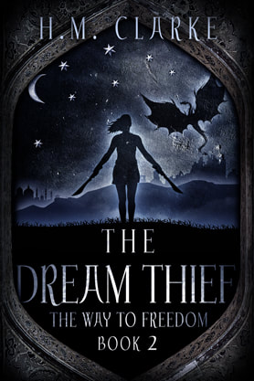  Epic Fantasy book cover design, ebook kindle amazon, H M Clarke, The Dream Thief