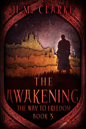  Epic Fantasy book cover design, ebook kindle amazon, H M Clarke, The Awakening