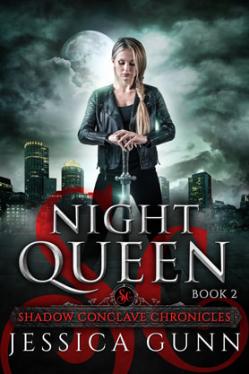 Urban Fantasy book cover design, ebook kindle amazon,Jessica Gunn, Queen