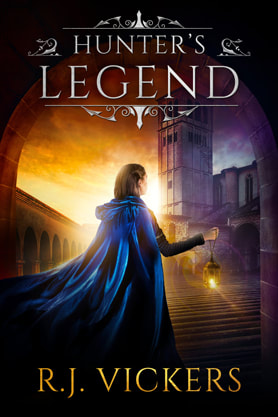 Fantasy romance book cover design, ebook kindle amazon, R J Vickers, Legend