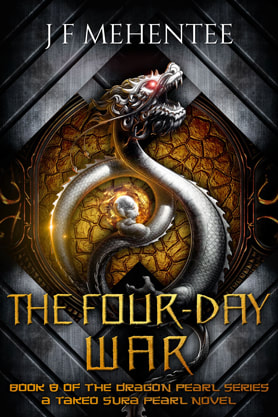 Fantasy book cover design, ebook kindle amazon, JF Mehentee, The Four-Day War