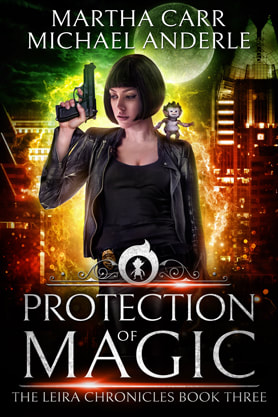 Urban Fantasy book cover design, ebook kindle amazon, Martha Carr, Michael Anderle, Protection 