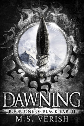 Epic fantasy book cover design, ebook kindle amazon, M S Verish, Dawning