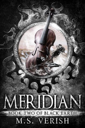 Epic fantasy book cover design, ebook kindle amazon, M S Verish, Meridian