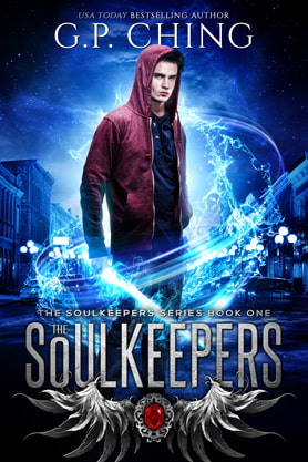 Urban Fantasy book cover design, ebook kindle amazon, G P Ching, Soulkeepers