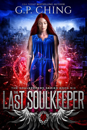 Urban Fantasy book cover design, ebook kindle amazon, G P Ching, Last Soulkeeper