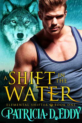 Paranormal Romance (Shape shifters) book cover design, ebook kindle amazon, Patricia D Eddy, Water