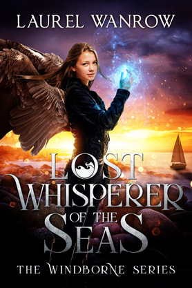 Science Fiction / Fantasy (YA) / Dystopian book cover design, ebook kindle amazon, Laurel Wanrow, Lost Whisperer Of The Seas