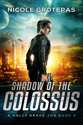Science Fiction Fantasy book cover design, ebook kindle amazon, Nicole Grotepas, Shadow of the Colossus