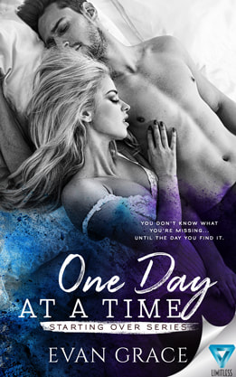 Contemporary Romance book cover design, ebook kindle amazon, Evan Grace, One Day