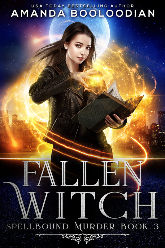 Fantasy book cover design, academy, college, ebook, kindle,Amanda Booloodian, Fallen Witch