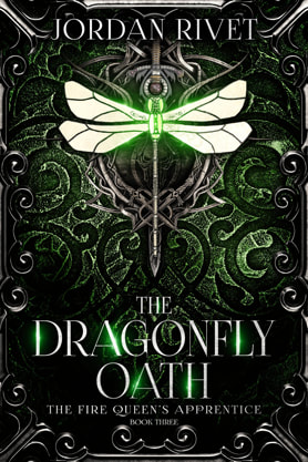 Fantasy book cover design, ebook kindle amazon, The Dragonfly Oath